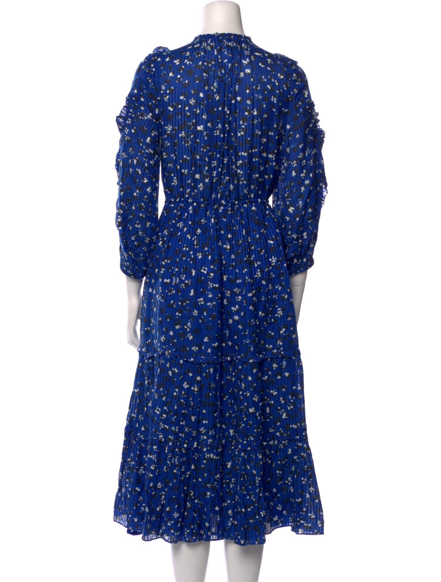 Ulla Johnson Floral Print Midi Length Dress